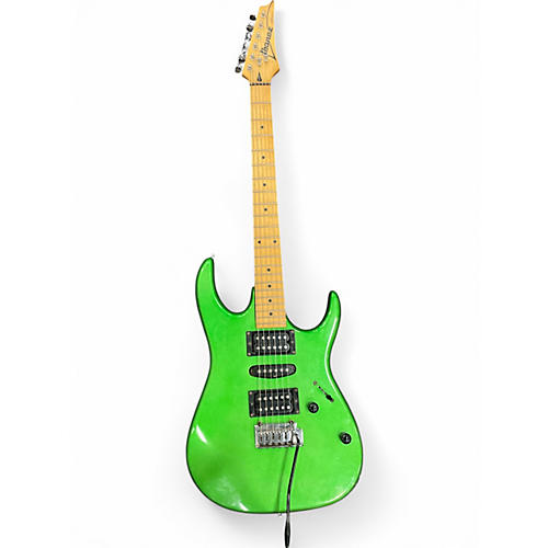Used Ibanez RX170 Metallic Green Solid Body Electric Guitar Metallic Green