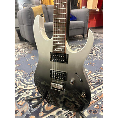 Ibanez Used Ibanez Rg421 White Black Solid Body Electric Guitar