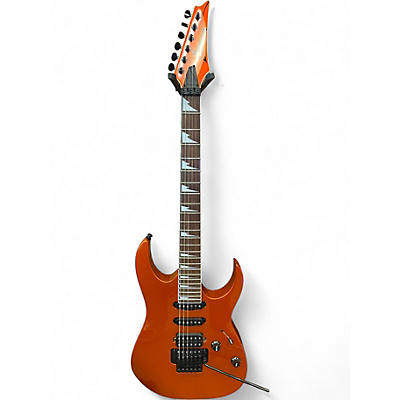 Used Ibanez Rg460dx Orange metallic Solid Body Electric Guitar