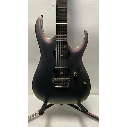 Ibanez Used Ibanez Rgar61al Black Aurora Burst Solid Body Electric Guitar black aurora burst