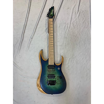 Ibanez Used Ibanez Rgidxg Trans/bluegreen Solid Body Electric Guitar