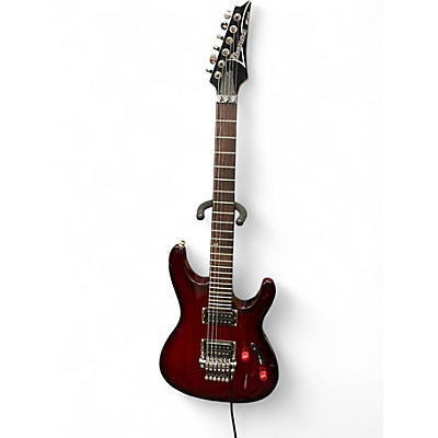 Used Ibanez S Series Blackberry Solid Body Electric Guitar