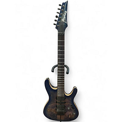 Used Ibanez S1070PBZ Blue Solid Body Electric Guitar
