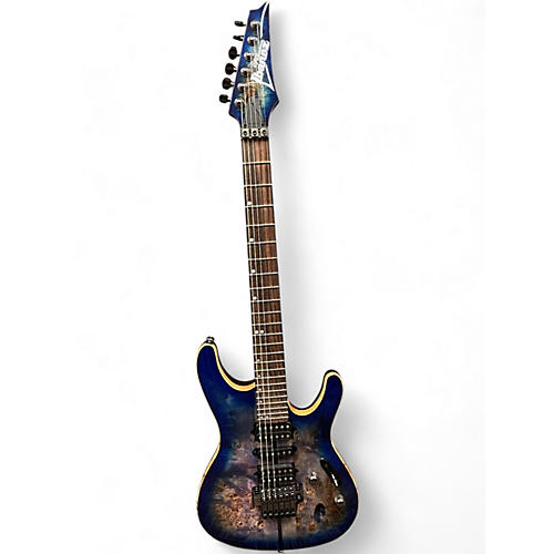 Ibanez Used Ibanez S1070PZB Cirulean Blue Burst Solid Body Electric Guitar Cirulean Blue Burst