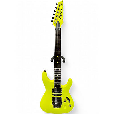 Used Ibanez S1XXV 25th Anniversary Fluorescent Yellow Solid Body Electric Guitar