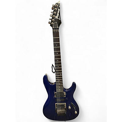Used Ibanez S470 Blue Solid Body Electric Guitar