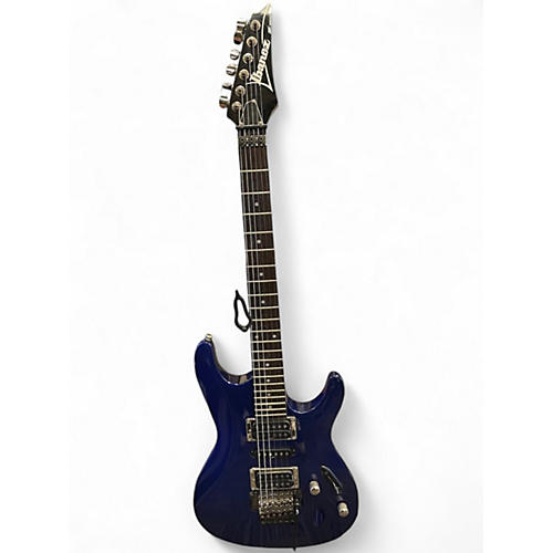 Used Ibanez S470 Blue Solid Body Electric Guitar Blue