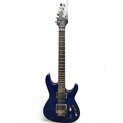 Used Ibanez S470 Blue Solid Body Electric Guitar