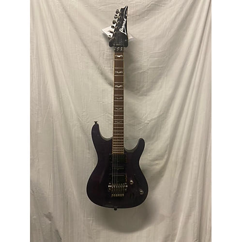 Ibanez Used Ibanez S470 DX QM Trans Purple Solid Body Electric Guitar Trans Purple