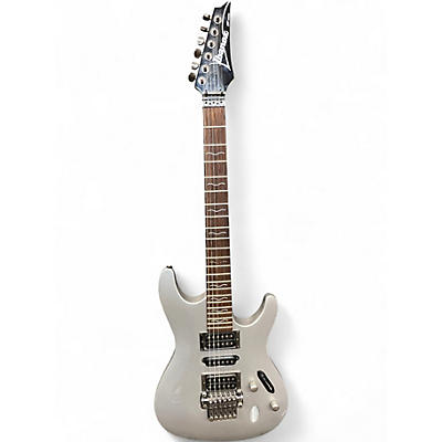 Used Ibanez S470 Silver Sparkle Solid Body Electric Guitar