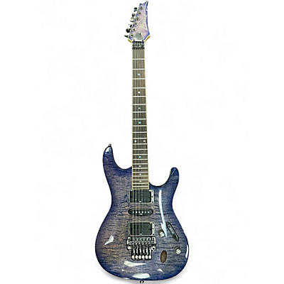 Used Ibanez S470 Trans Gray Solid Body Electric Guitar