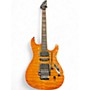 Used Ibanez S470DXQM Amber Solid Body Electric Guitar Amber