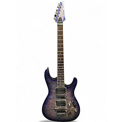 Used Ibanez S470DXQM Blue Burst Solid Body Electric Guitar