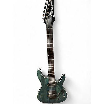 Used Ibanez S520AH BLUE WOOD GRAIN Solid Body Electric Guitar