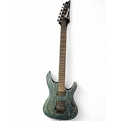 Used Ibanez S520AH Blue Solid Body Electric Guitar
