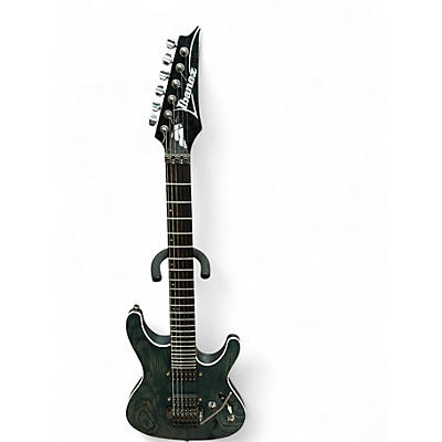 Used Ibanez S520AH COSMIC BLUE STAINED Solid Body Electric Guitar