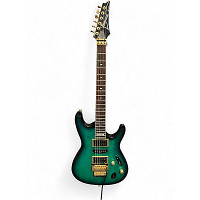 Used Ibanez S540FM CARRIBEAN BLUE Solid Body Electric Guitar