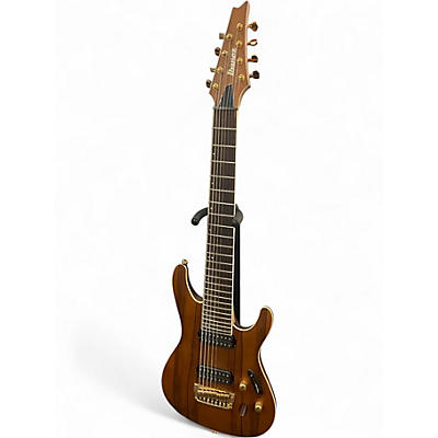 Used Ibanez S5528LWHAB 8 STRING HAZELNUT BROWN Solid Body Electric Guitar
