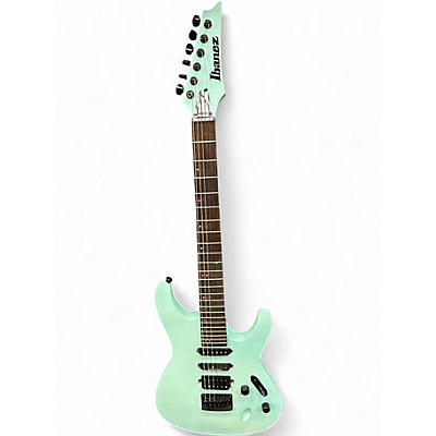 Used Ibanez S561 Seafoam Green Matte Solid Body Electric Guitar