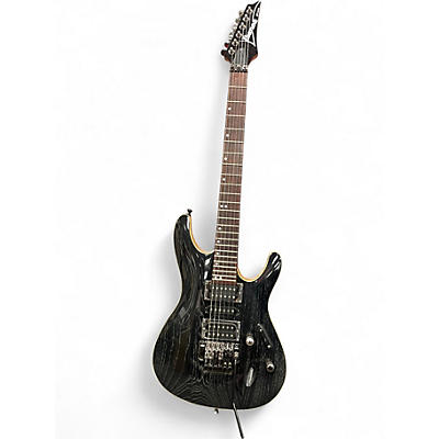 Used Ibanez S570AH SILVER WAVE Solid Body Electric Guitar