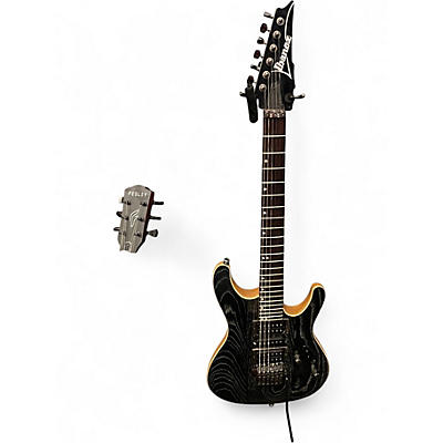 Used Ibanez S570AH Silver Wave Solid Body Electric Guitar
