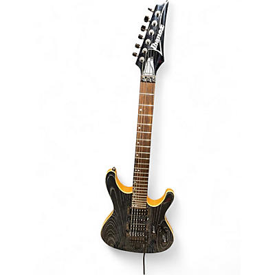Used Ibanez S570AH  Trans Black Solid Body Electric Guitar