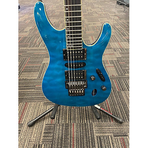 Ibanez Used Ibanez S6570Q-NBL Solid Body Electric Guitar Blue