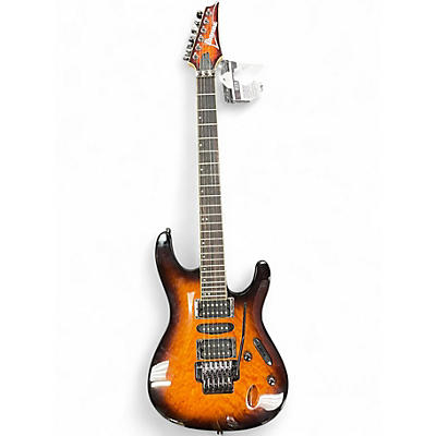 Used Ibanez S670QM 2 Color Sunburst Solid Body Electric Guitar
