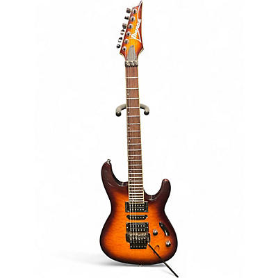 Used Ibanez S670QM 2 Color Sunburst Solid Body Electric Guitar