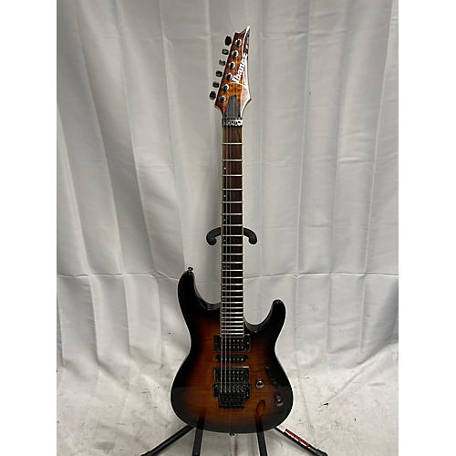 Ibanez Used Ibanez S670QM 2 Tone Sunburst Solid Body Electric Guitar 2 Tone Sunburst