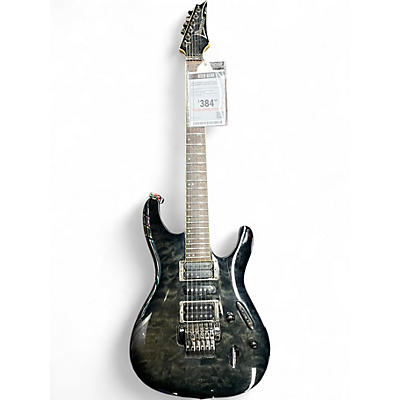 Used Ibanez  S670QM Black Solid Body Electric Guitar