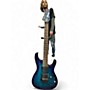 Used Ibanez S670QM Blue Burst Solid Body Electric Guitar Blue Burst