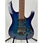 Used Ibanez Used Ibanez S670QM Blue Sapphire Solid Body Electric Guitar Blue Sapphire