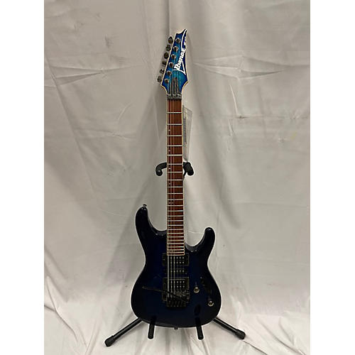 Ibanez Used Ibanez S670QM Blue Solid Body Electric Guitar Blue