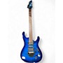 Used Ibanez S670QM Blue Solid Body Electric Guitar Blue