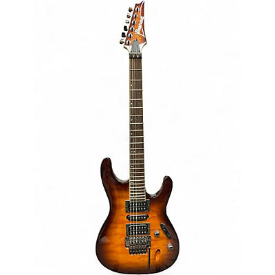 Used Ibanez S670QM ORANGE BURST  Solid Body Electric Guitar