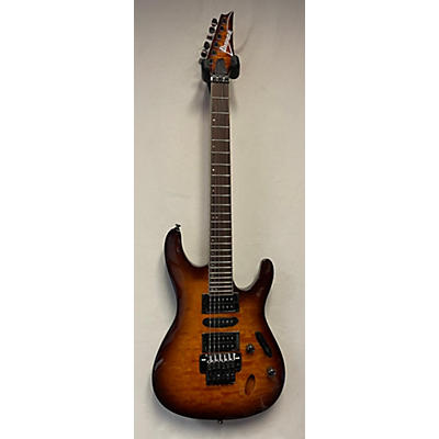 Ibanez Used  Ibanez S670QM Standard Dragon Eye Burst