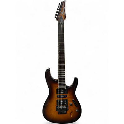 Used Ibanez S670QM Sunburst Solid Body Electric Guitar