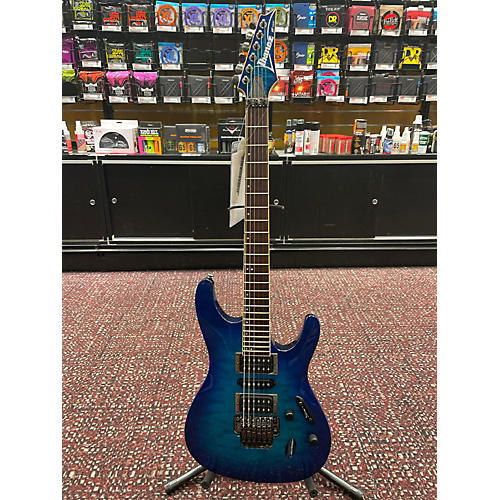 Ibanez Used Ibanez S670qm Blue Solid Body Electric Guitar Blue