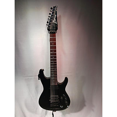 Ibanez Used Ibanez S7420QM S Series Black Solid Body Electric Guitar