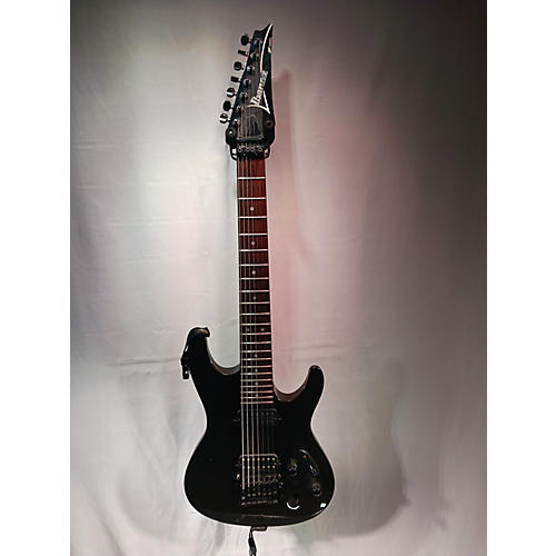 Ibanez Used Ibanez S7420QM S Series Black Solid Body Electric Guitar Black