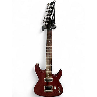 Used Ibanez SA120 Burgundy Solid Body Electric Guitar