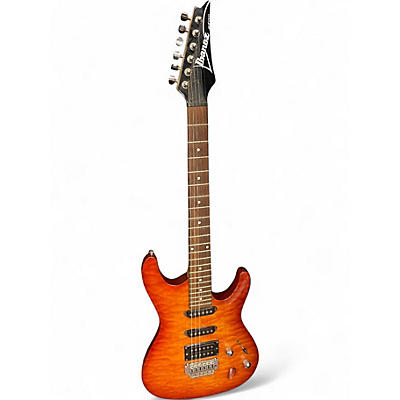 Used Ibanez SA160FM HONEYBURST Solid Body Electric Guitar
