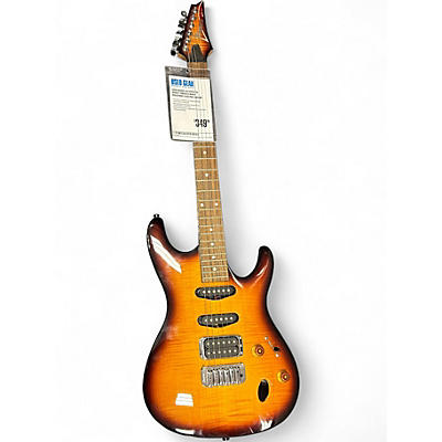 Used Ibanez SA160FM SA Series Tobacco Burst Solid Body Electric Guitar