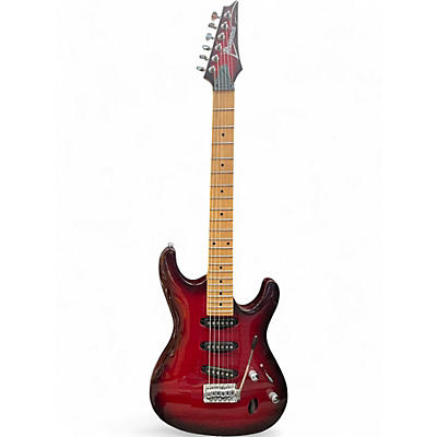 Used Ibanez SA160QM RED Solid Body Electric Guitar