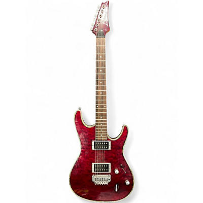 Used Ibanez SA220EX Red Hollow Body Electric Guitar