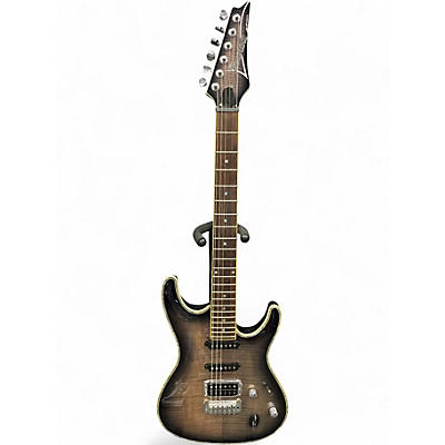 Used Ibanez SA260FM SA Series Trans Black Solid Body Electric Guitar