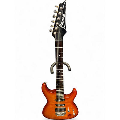 Used Ibanez SA260FM SA Series quilted maple Solid Body Electric Guitar