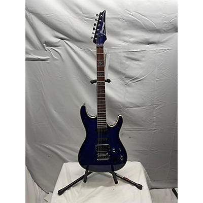 Ibanez Used Ibanez SA360NQM Blue Solid Body Electric Guitar