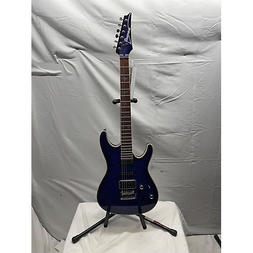 Ibanez Used Ibanez SA360NQM Blue Solid Body Electric Guitar Blue